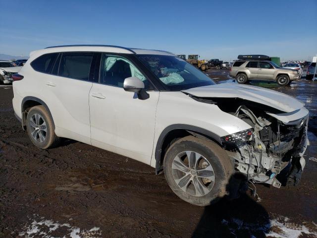 5TDHZRBH4LS514953 - 2020 TOYOTA HIGHLANDER XLE WHITE photo 4