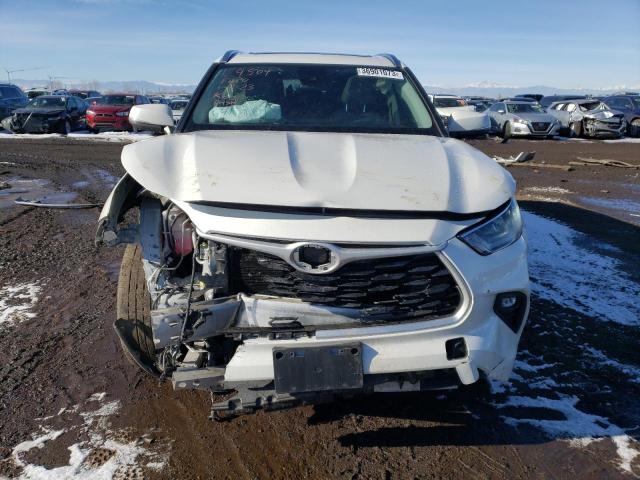5TDHZRBH4LS514953 - 2020 TOYOTA HIGHLANDER XLE WHITE photo 5