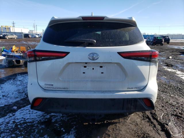 5TDHZRBH4LS514953 - 2020 TOYOTA HIGHLANDER XLE WHITE photo 6