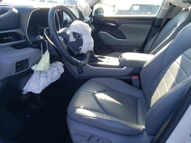 5TDHZRBH4LS514953 - 2020 TOYOTA HIGHLANDER XLE WHITE photo 7