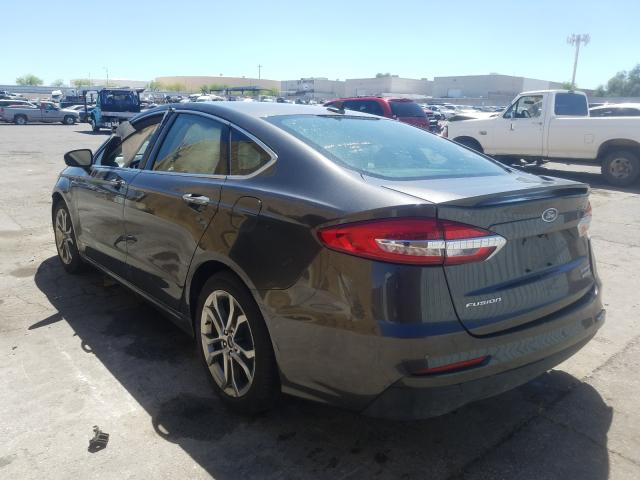 3FA6P0RU6KR240187 - 2019 FORD FUSION TITANIUM  photo 3