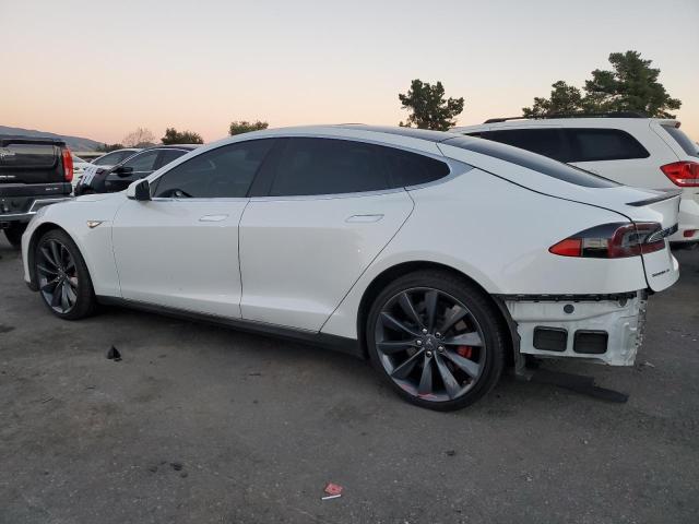 5YJSA1H1XEFP37305 - 2014 TESLA MODEL S თეთრი ფოტო 2