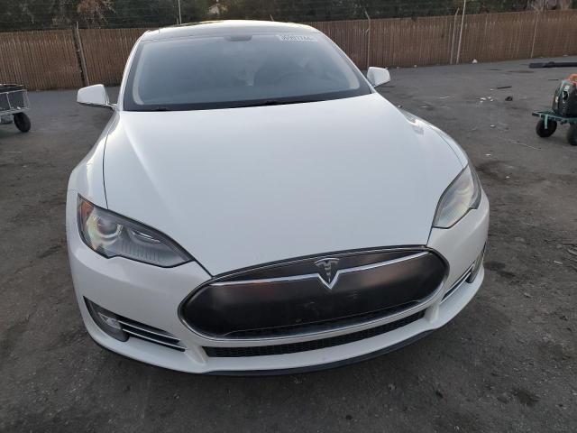 5YJSA1H1XEFP37305 - 2014 TESLA MODEL S თეთრი ფოტო 5