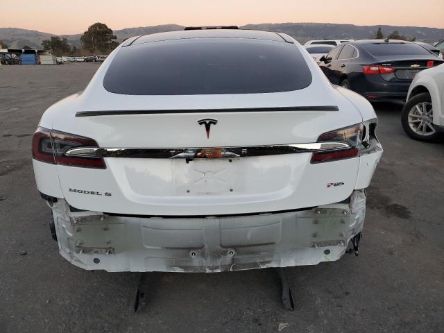 5YJSA1H1XEFP37305 - 2014 TESLA MODEL S თეთრი ფოტო 6