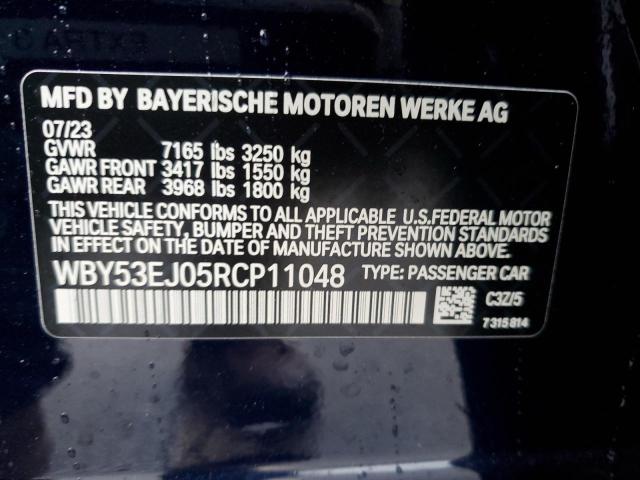 WBY53EJ05RCP11048 - 2024 BMW I7 XDRIVE60 蓝色 照片 13