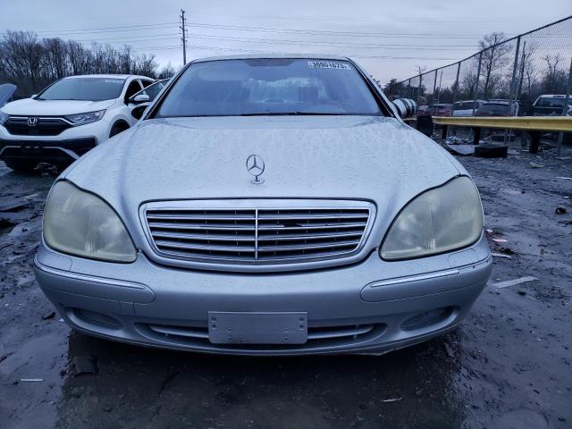 WDBNG75J81A189406 - 2001 MERCEDES-BENZ S500 500 SILVER photo 5