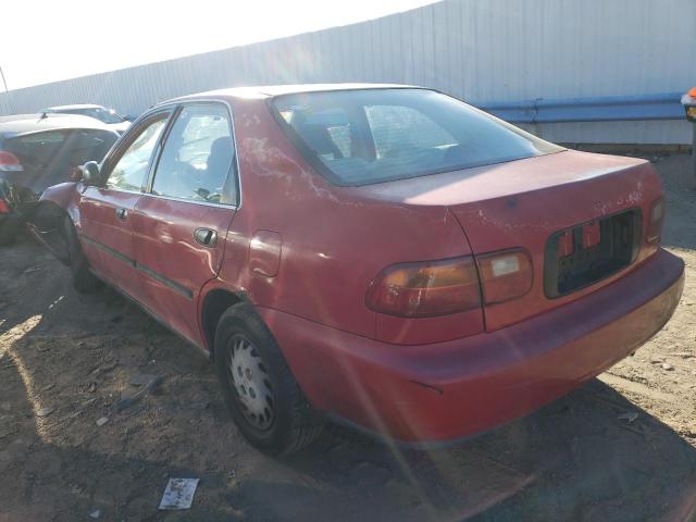 JHMEG8550PS056019 - 1993 HONDA CIVIC LX RED photo 2