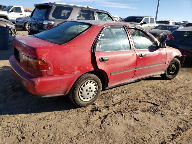 JHMEG8550PS056019 - 1993 HONDA CIVIC LX RED photo 3