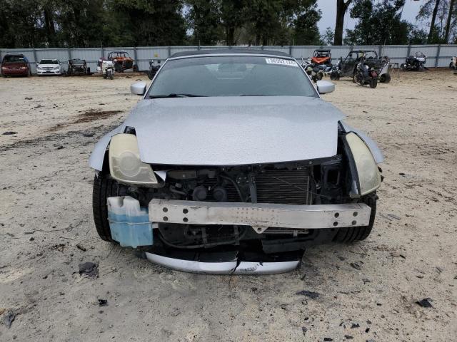 JN1BZ36A28M851725 - 2008 NISSAN 350Z ROADSTER SILVER photo 5