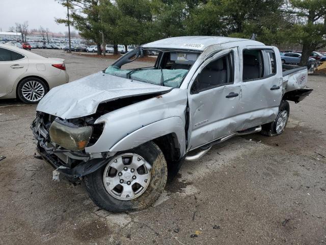 5TEJU62N28Z511659 - 2008 TOYOTA TACOMA DOUBLE CAB PRERUNNER SILVER photo 1