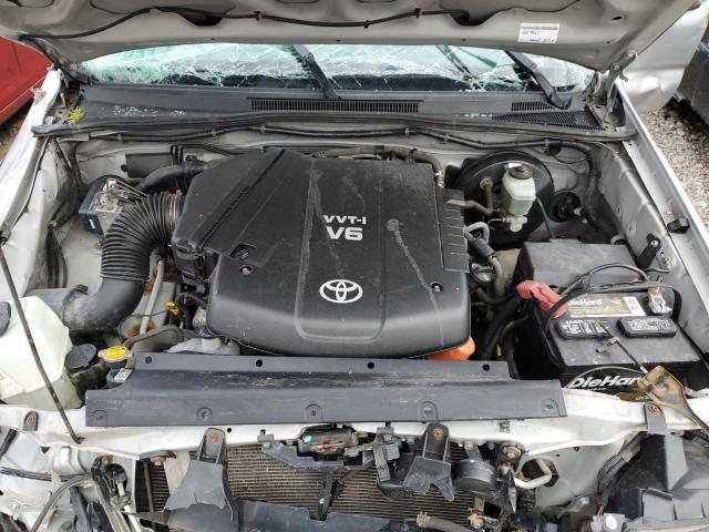 5TEJU62N28Z511659 - 2008 TOYOTA TACOMA DOUBLE CAB PRERUNNER SILVER photo 11