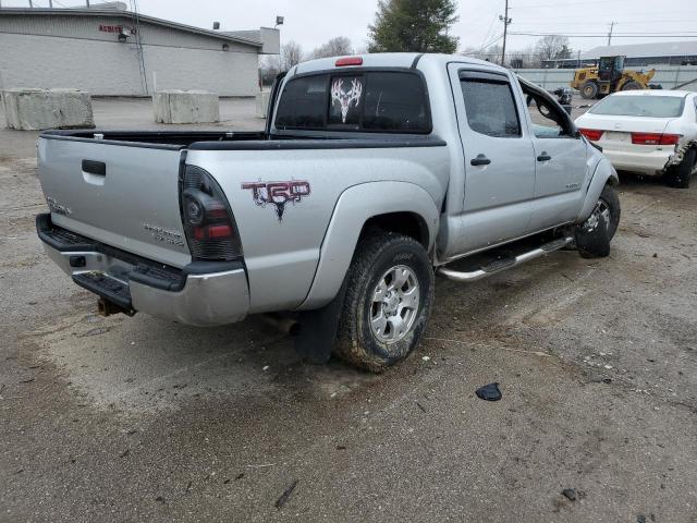 5TEJU62N28Z511659 - 2008 TOYOTA TACOMA DOUBLE CAB PRERUNNER SILVER photo 3