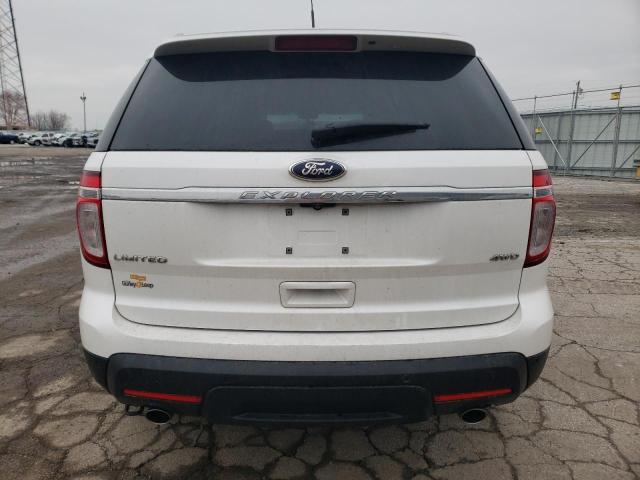 1FM5K8F83EGB11213 - 2014 FORD EXPLORER LIMITED WHITE photo 6