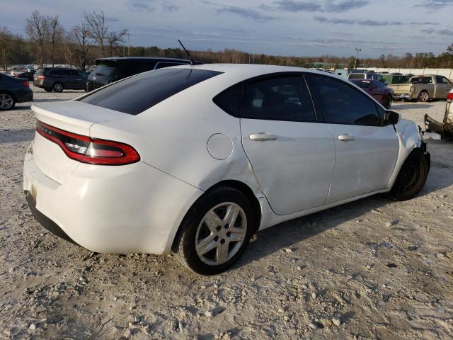 1C3CDFAA1GD505063 - 2016 DODGE DART SE WHITE photo 3