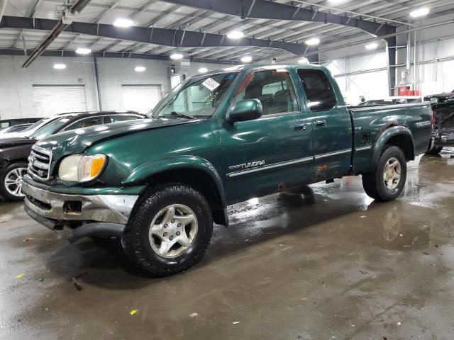 5TBBT4810YS010940 - 2000 TOYOTA TUNDRA ACCESS CAB LIMITED GREEN photo 1