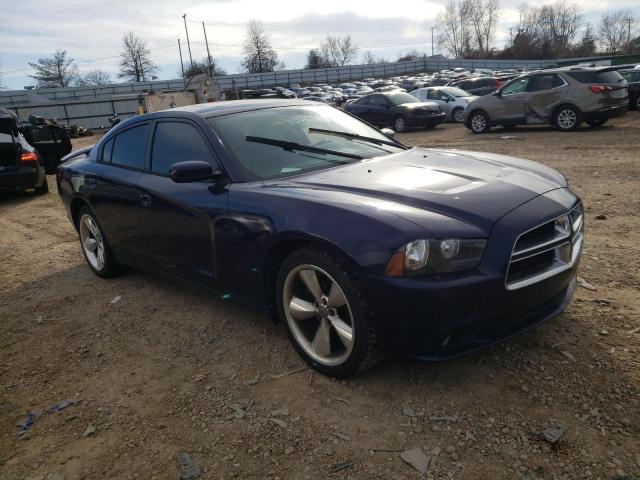 2C3CDXHG0EH199019 - 2014 DODGE CHARGER SXT BLUE photo 4