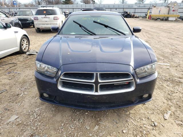 2C3CDXHG0EH199019 - 2014 DODGE CHARGER SXT BLUE photo 5