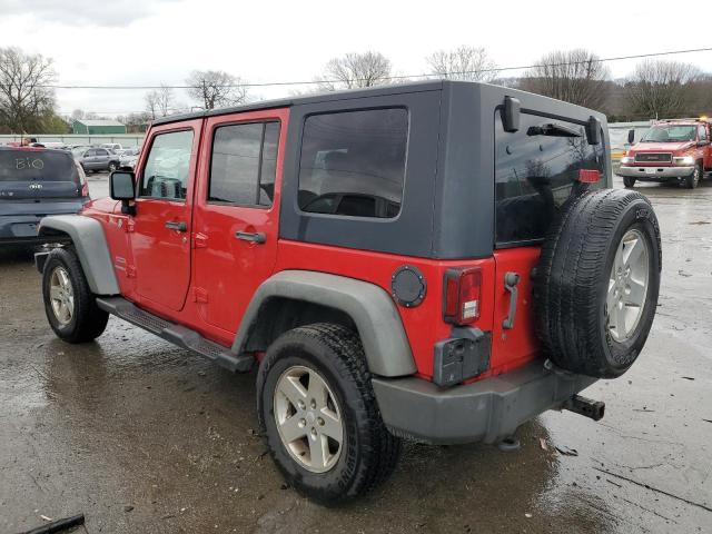 1J4BA3H14BL578764 - 2011 JEEP WRANGLER U SPORT Червоний фото 2