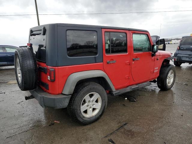 1J4BA3H14BL578764 - 2011 JEEP WRANGLER U SPORT Червоний фото 3