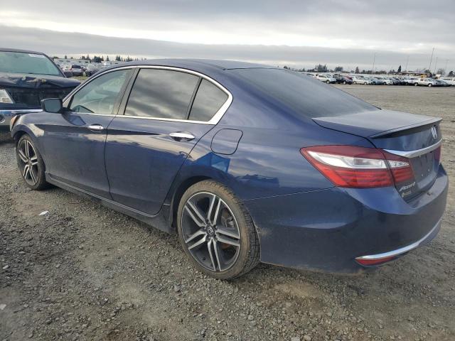 1HGCR2F67GA125741 - 2016 HONDA ACCORD SPORT BLUE photo 2