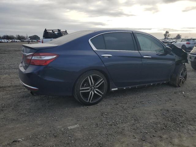 1HGCR2F67GA125741 - 2016 HONDA ACCORD SPORT BLUE photo 3