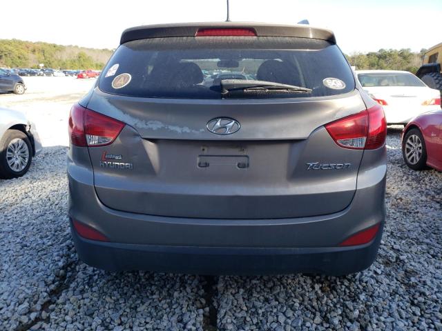 KM8JU3ACXAU078360 - 2010 HYUNDAI TUCSON GLS GRAY photo 6