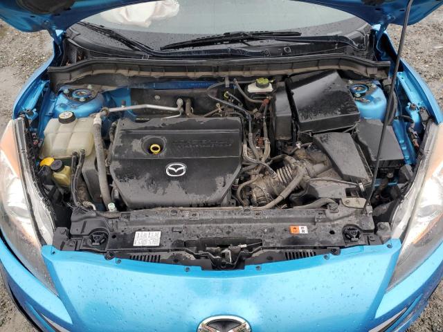 JM1BL1H65A1277768 - 2010 MAZDA 3 S BLUE photo 11