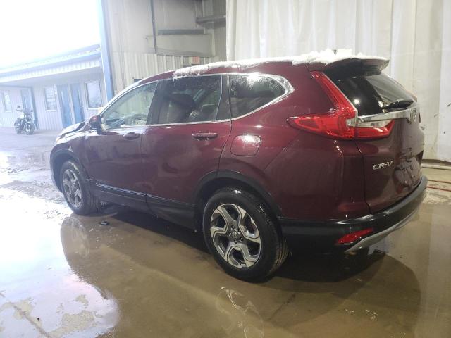 5J6RW2H51HL016584 - 2017 HONDA CR-V EX BURGUNDY photo 2