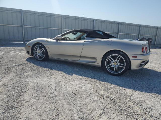 ZFFYT53A230133800 - 2003 FERRARI 360 SPIDER SILVER photo 2