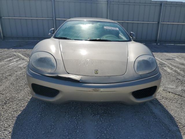 ZFFYT53A230133800 - 2003 FERRARI 360 SPIDER SILVER photo 5