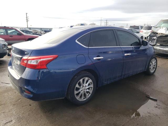 3N1AB7AP5KY299029 - 2019 NISSAN SENTRA S BLUE photo 3