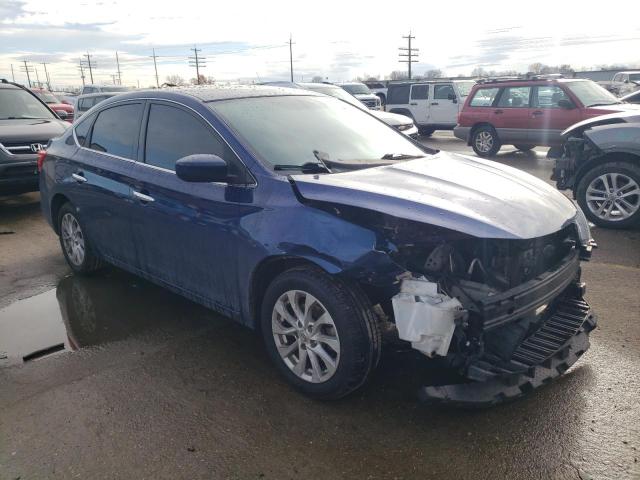 3N1AB7AP5KY299029 - 2019 NISSAN SENTRA S BLUE photo 4