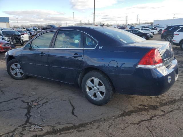 2G1WT58K579344470 - 2007 CHEVROLET IMPALA LT BLUE photo 2