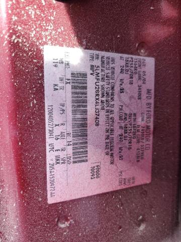 5LMFU28RX4LJ37408 - 2004 LINCOLN NAVIGATOR 红色 照片 14