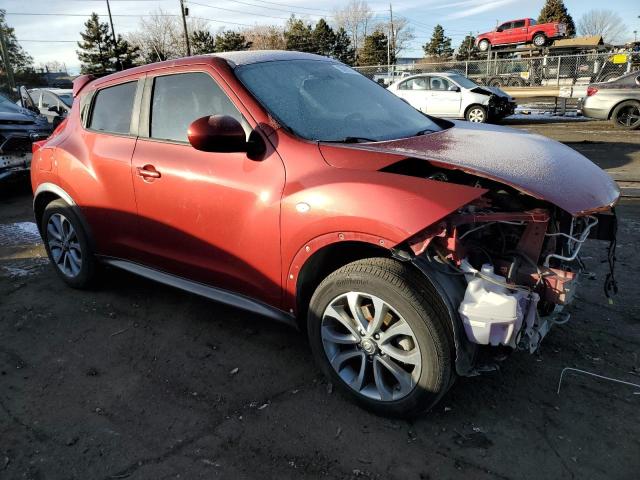 JN8AF5MV9CT124619 - 2012 NISSAN JUKE S RED photo 4