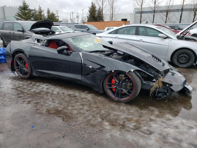 1G1YA2D7XK5107378 - 2019 CHEVROLET CORVETTE STINGRAY 1LT BLACK photo 4