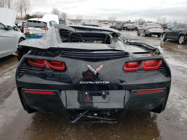 1G1YA2D7XK5107378 - 2019 CHEVROLET CORVETTE STINGRAY 1LT BLACK photo 6