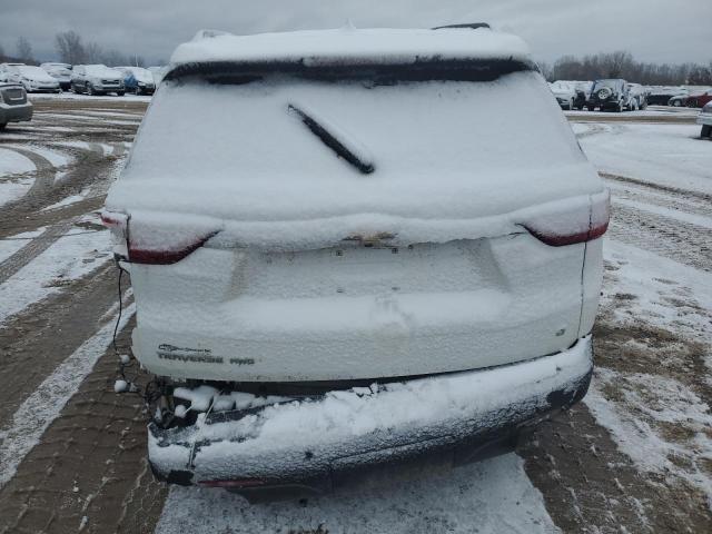 1GNEVGKW5KJ213869 - 2019 CHEVROLET TRAVERSE LT WHITE photo 6