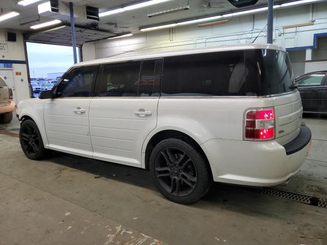 2FMGK5C85DBD37108 - 2013 FORD FLEX SEL WHITE photo 2