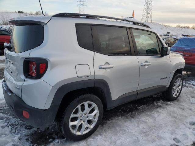 ZACCJBBB4JPJ12314 - 2018 JEEP RENEGADE LATITUDE SILVER photo 3