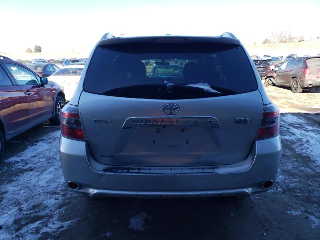 JTEEW41A492032689 - 2009 TOYOTA HIGHLANDER HYBRID SILVER photo 6