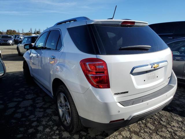 2GNALDEKXH1552111 - 2017 CHEVROLET EQUINOX PREMIER WHITE photo 2