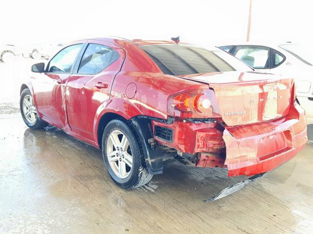 1C3CDZCB7CN158947 - 2012 DODGE AVENGER SXT  photo 3