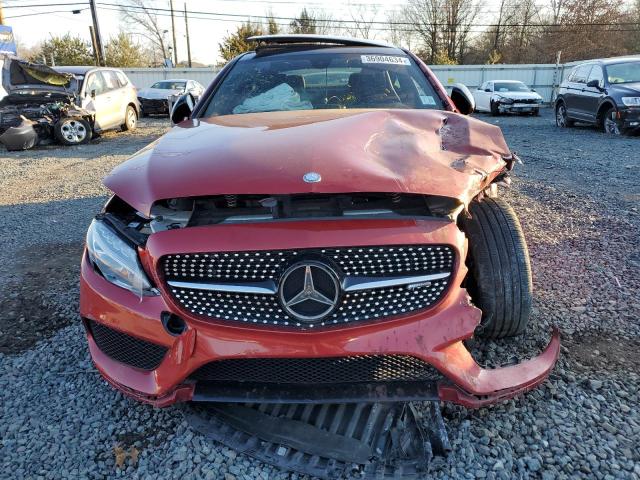 WDDWJ6EB9HF436302 - 2017 MERCEDES-BENZ C 43 4MATIC AMG RED photo 5