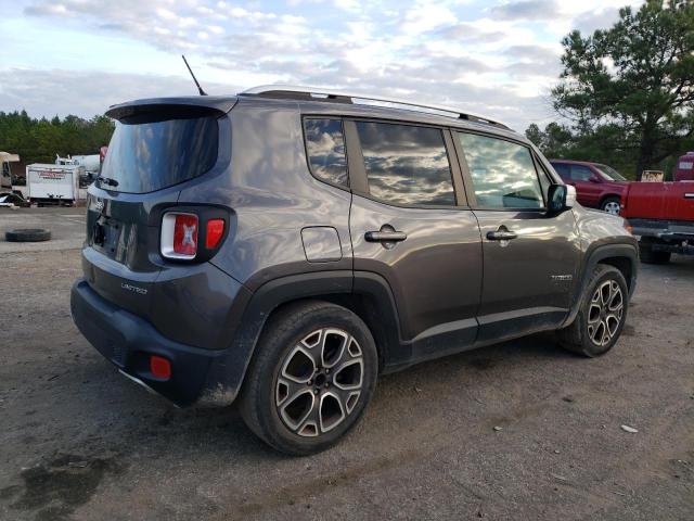 ZACCJADT5GPD18141 - 2016 JEEP RENEGADE LIMITED CHARCOAL photo 3