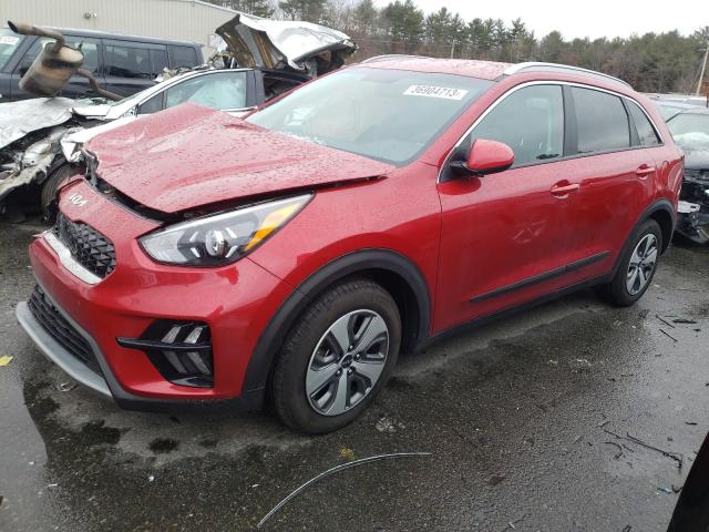 KNDCB3LC8N5536252 - 2022 KIA NIRO LX RED photo 1