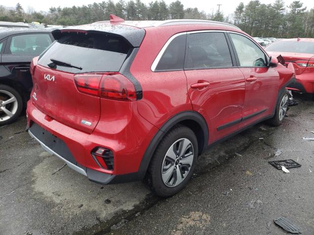 KNDCB3LC8N5536252 - 2022 KIA NIRO LX RED photo 3