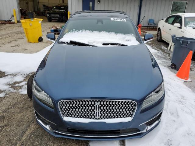 3LN6L5E96JR615820 - 2018 LINCOLN MKZ RESERVE ლურჯი ფოტო 5