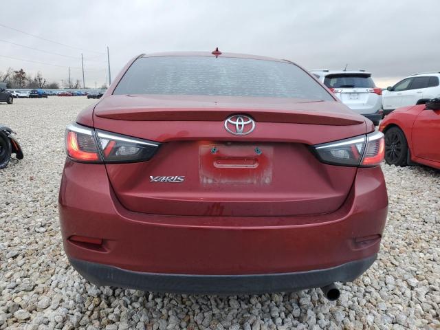 3MYDLBYV0KY515143 - 2019 TOYOTA YARIS L RED photo 6