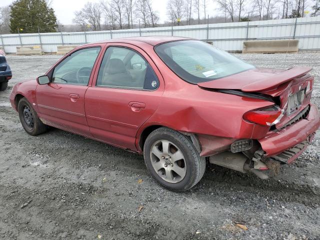 1MEFM66L8XK603732 - 1999 MERCURY MYSTIQUE LS BURGUNDY photo 2